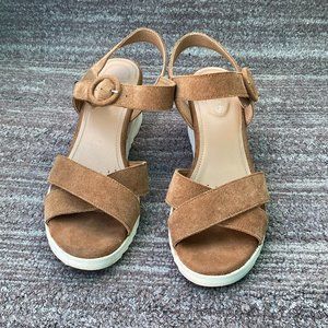 Evolve - Ladies 9.5M Sandals Slippers WEDGE CASUAL FORMAL OCCASIONS